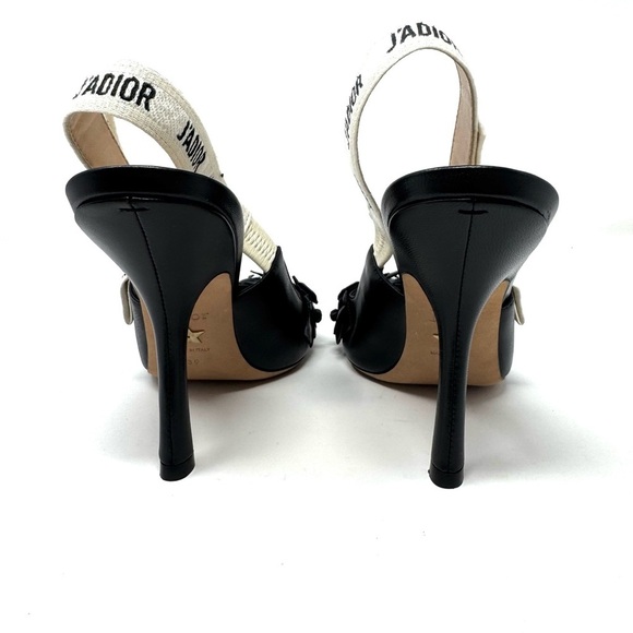 Christian Dior J’Adior Floral Lambskin Slingback Pumps US 9 / EU 39 – Rare Print - Picture 10 of 16